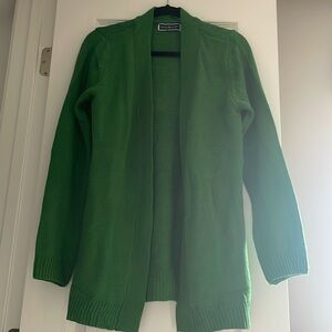 Green Cardigan Sweater